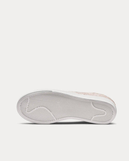 Nike Blazer Low Platform Light Bone / Black / Summit White Low Top Sneakers - 5