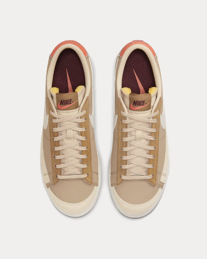 Nike Blazer Low Platform SP Khaki / Madder Root / Hazel Rush / Light Bone Low Top Sneakers - 2