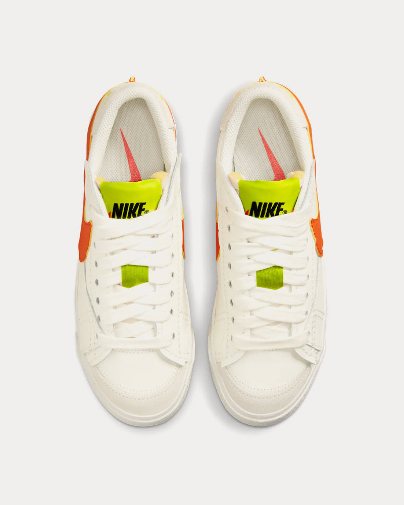 Nike Blazer Low '77 Jumbo Sail / Atomic Green / Rush Orange Low Top Sneakers - 2