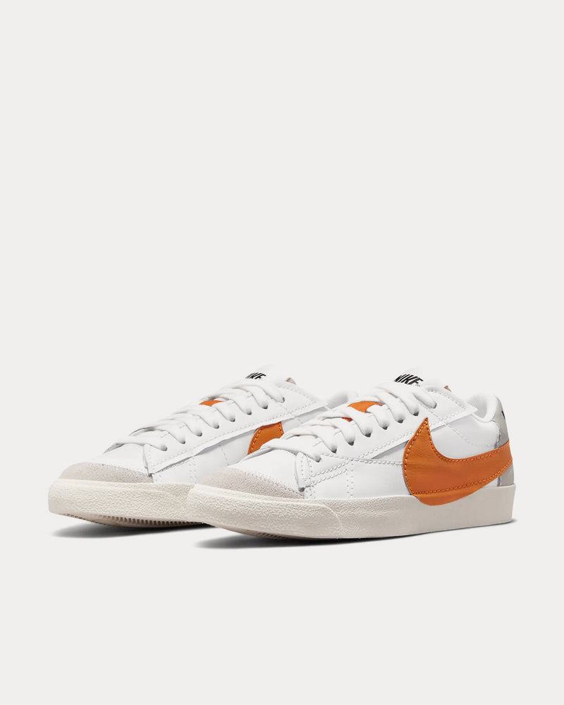 Nike Blazer Low '77 Jumbo White / Grey Fog / Sail / Alpha Orange Low Top Sneakers - 3