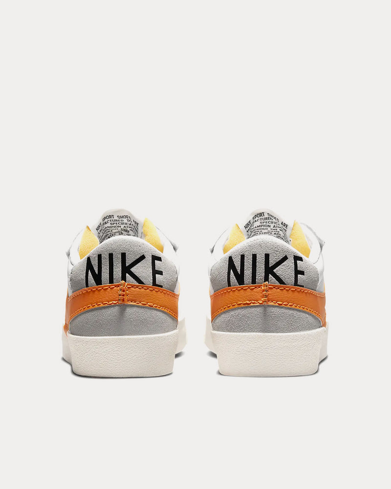 Nike Blazer Low '77 Jumbo White / Grey Fog / Sail / Alpha Orange Low Top Sneakers - 4