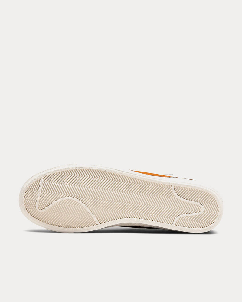 Nike Blazer Low '77 Jumbo White / Grey Fog / Sail / Alpha Orange Low Top Sneakers - 5