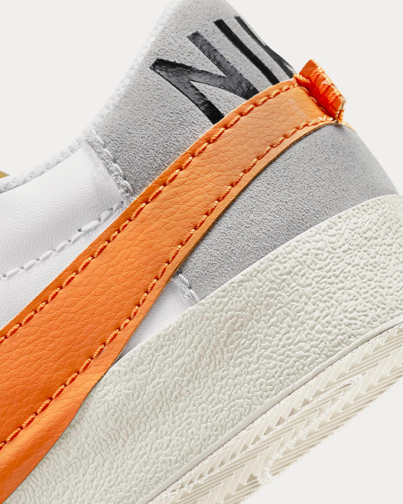 Nike Blazer Low '77 Jumbo White / Grey Fog / Sail / Alpha Orange Low Top Sneakers - 6