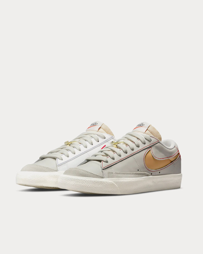 Nike Blazer Low '77 PRM Light Bone / University Red / Deep Royal Blue / Summit White Low Top Sneakers - 2