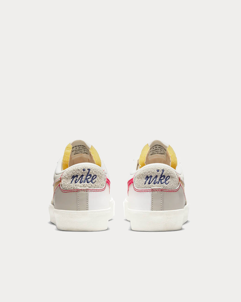 Nike Blazer Low '77 PRM Light Bone / University Red / Deep Royal Blue / Summit White Low Top Sneakers - 5