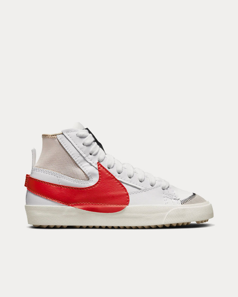 Nike Blazer Mid '77 Jumbo White / Rattan / White / Habanero Red High Top Sneakers - 1