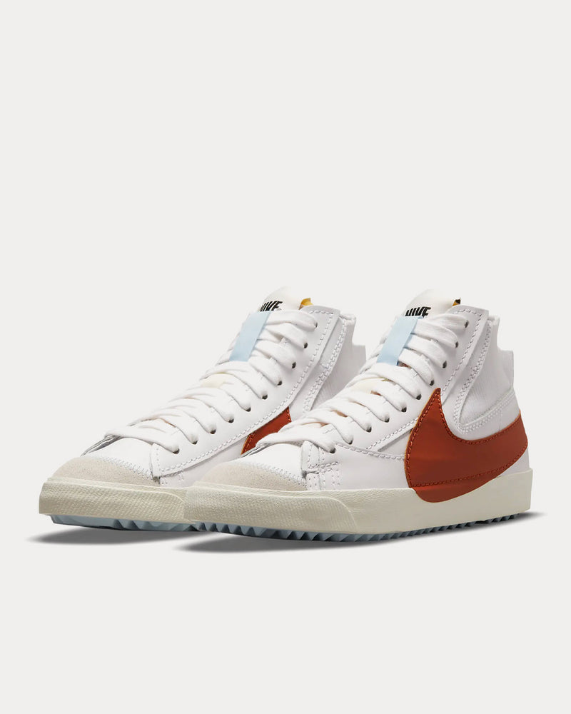 Nike Blazer Mid '77 Jumbo White / White / Sail / Dark Russet High Top Sneakers - 3