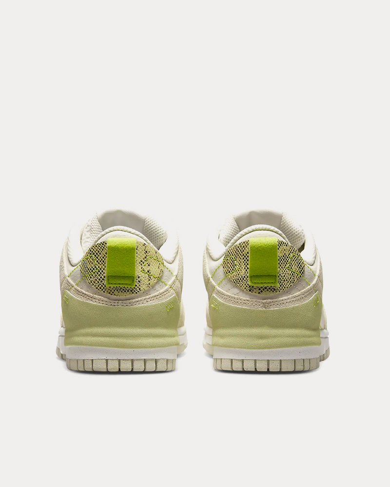 Nike Dunk Disrupt 2 Phantom / Olive Aura / Vivid Green / Light Stone Low Top Sneakers - 4