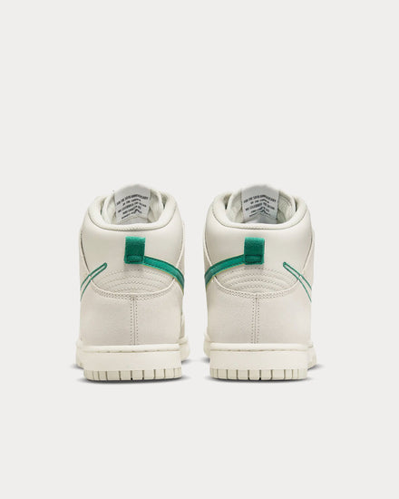 Nike Dunk High SE Light Bone / Light Bone / Sail / Green Noise High Top Sneakers - 4
