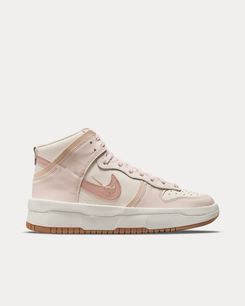 Nike Dunk High Up Sail Light Soft Pink Pearl White Pink Oxford High Top Sneakers Sneak in Peace