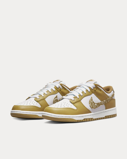 Nike Dunk Low White / White / Barley Low Top Sneakers - 3