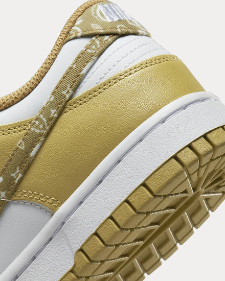 Nike Dunk Low White / White / Barley Low Top Sneakers - 5