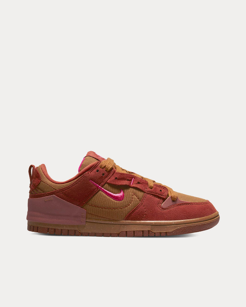Nike Dunk Low Disrupt 2 Desert Bronze / Rugged Orange / Canyon Rust / Pink Prime Low Top Sneakers - 1