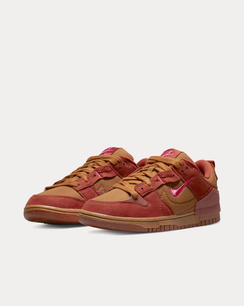 Nike Dunk Low Disrupt 2 Desert Bronze / Rugged Orange / Canyon Rust / Pink Prime Low Top Sneakers - 3