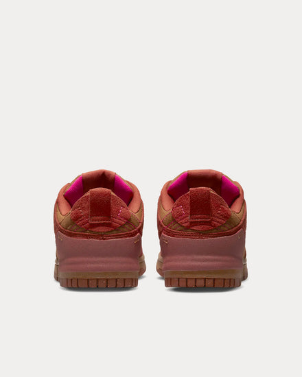 Nike Dunk Low Disrupt 2 Desert Bronze / Rugged Orange / Canyon Rust / Pink Prime Low Top Sneakers - 4