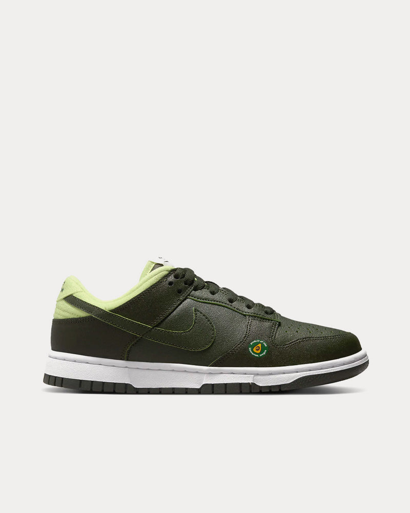 Nike Dunk Low LX Sequoia / Zinnia / Eucalyptus Fog / Sequoia Low Top Sneakers - 1