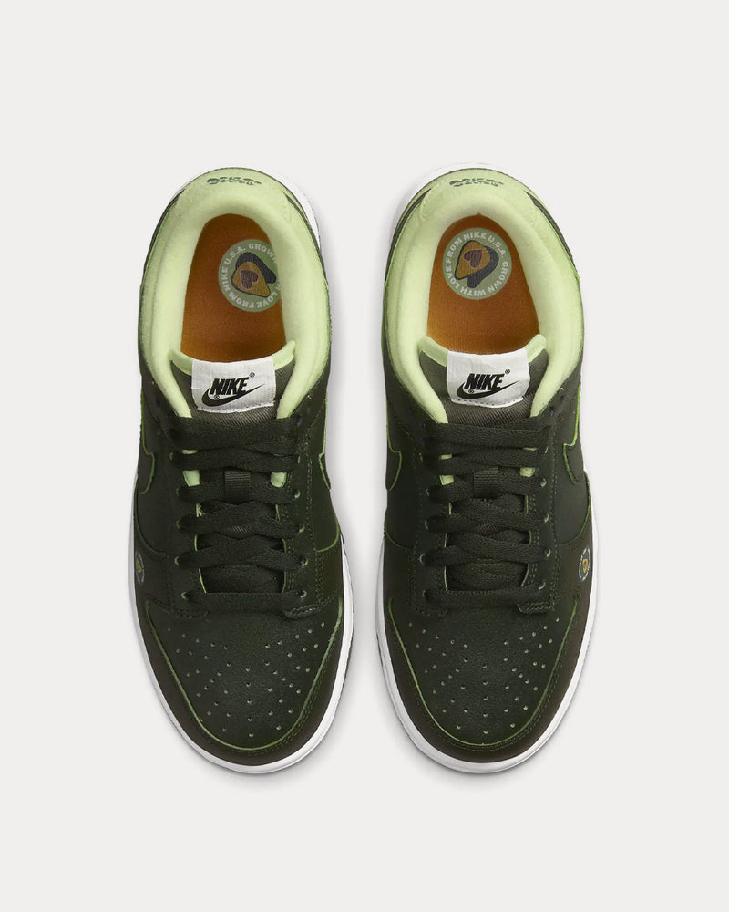 Nike Dunk Low LX Sequoia / Zinnia / Eucalyptus Fog / Sequoia Low Top Sneakers - 2