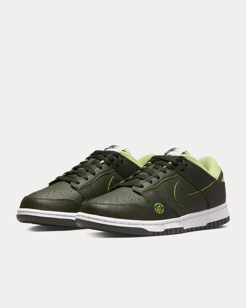 Nike Dunk Low LX Sequoia / Zinnia / Eucalyptus Fog / Sequoia Low Top Sneakers - 3