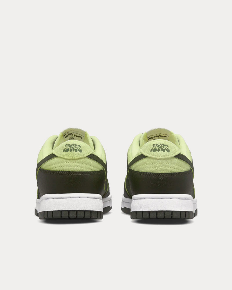 Nike Dunk Low LX Sequoia / Zinnia / Eucalyptus Fog / Sequoia Low Top Sneakers - 4