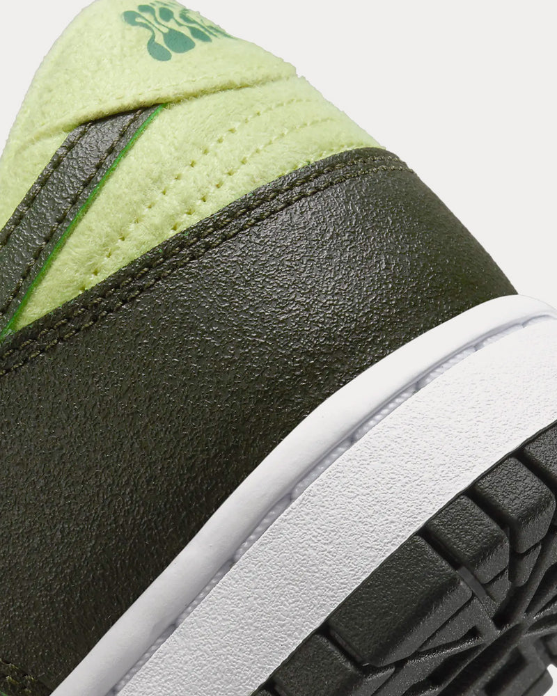 Nike Dunk Low LX Sequoia / Zinnia / Eucalyptus Fog / Sequoia Low Top Sneakers - 6