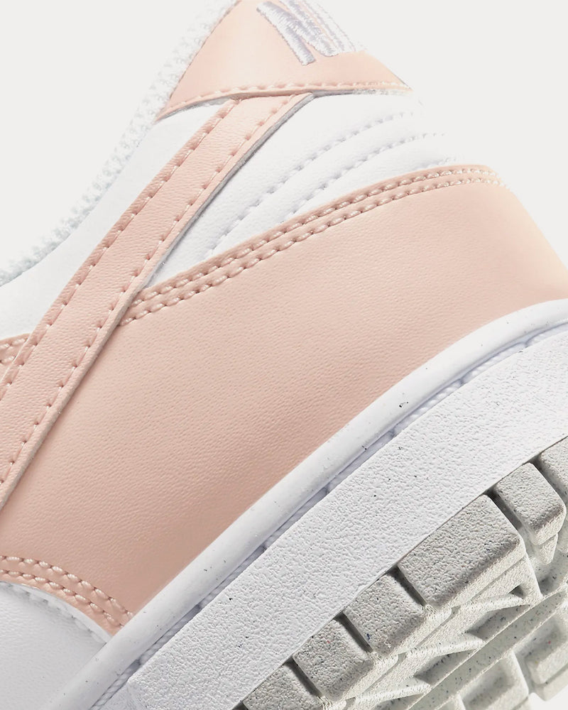 Nike Dunk Low Next Nature White / Pale Coral Low Top Sneakers - 6