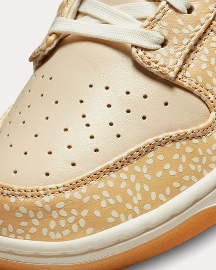 Nike Dunk Low Sesame / Blue Jay-Sail / Sanddrift Low Top Sneakers - 2