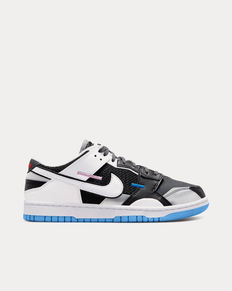 Nike Dunk Low Scrap Premium Black / Neutral Grey / University Blue / White Low Top Sneakers - 1