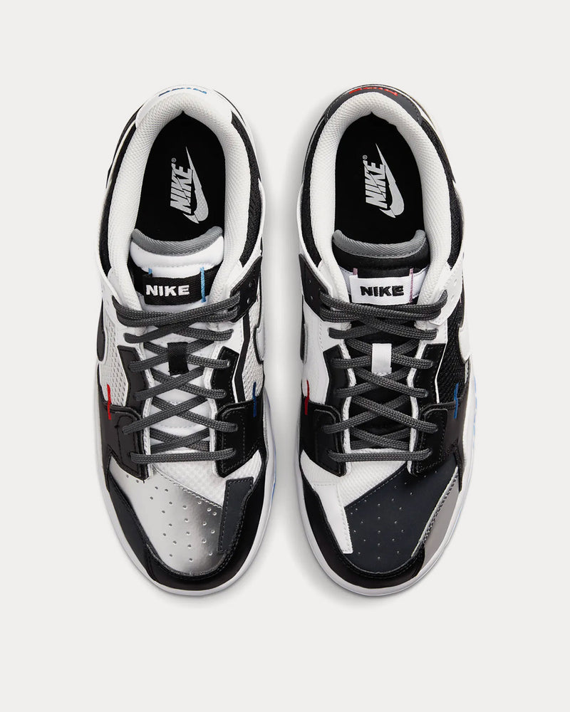 Nike Dunk Low Scrap Premium Black / Neutral Grey / University Blue / White Low Top Sneakers - 2