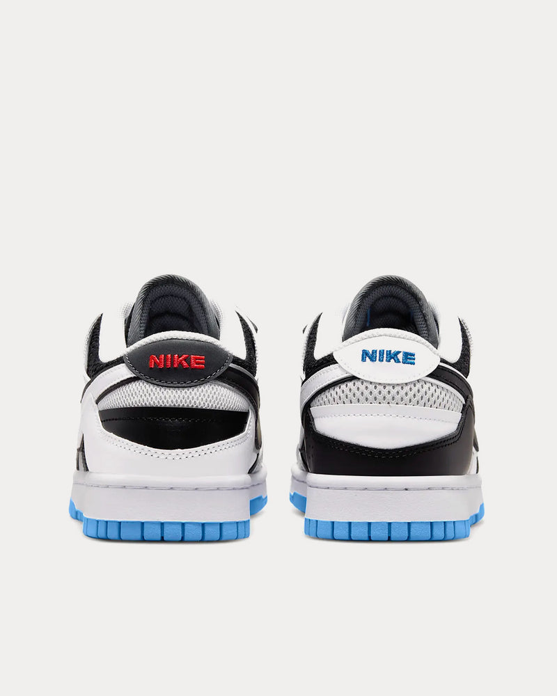 Nike Dunk Low Scrap Premium Black / Neutral Grey / University Blue / White Low Top Sneakers - 4