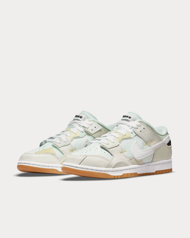 Nike Dunk Scrap Sail / Sea Glass / Seafoam / White Low Top Sneakers - 3
