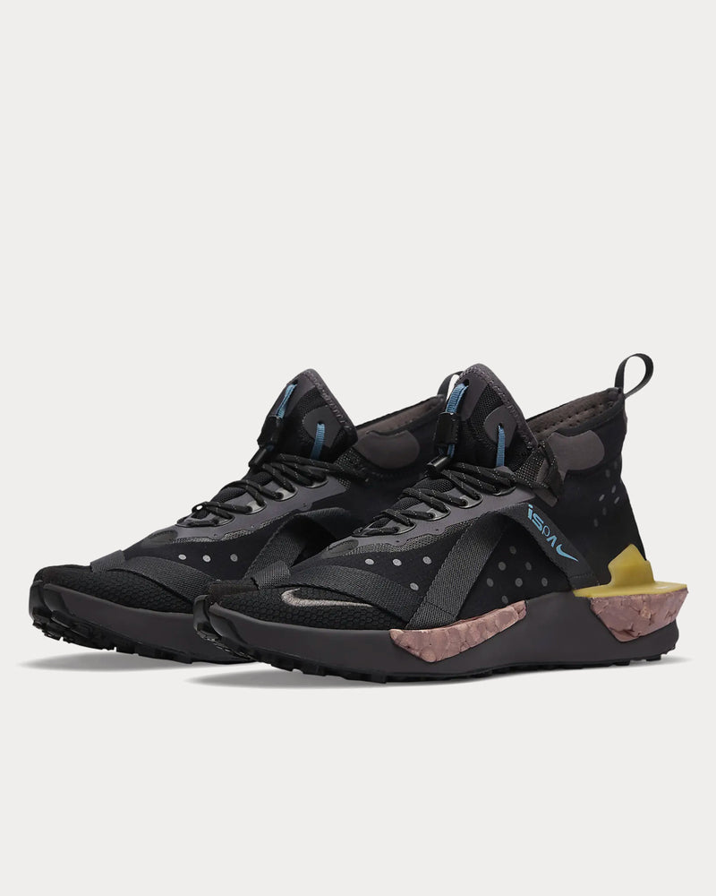 Nike ISPA Drifter Split Black / Smokey Mauve / Thunder Grey / Cerulean Low Top Sneakers - 2