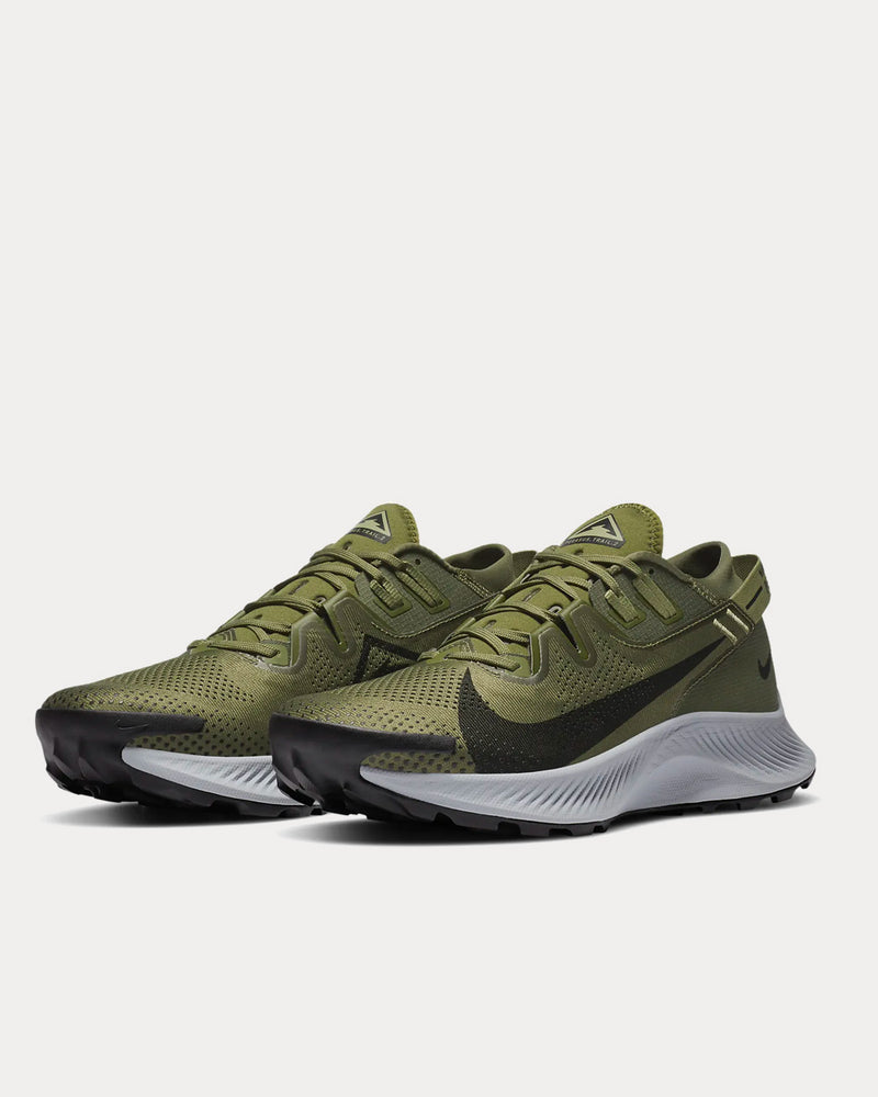 Nike Pegasus Trail 2 Olive Running Trainers - 2