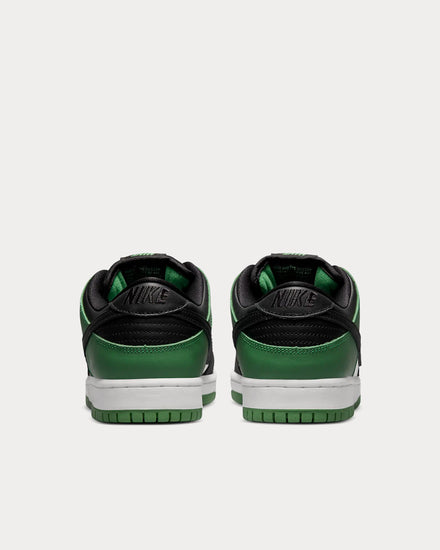 Nike SB Dunk Low Pro Classic Green / White / Black Low Top Sneakers - 4