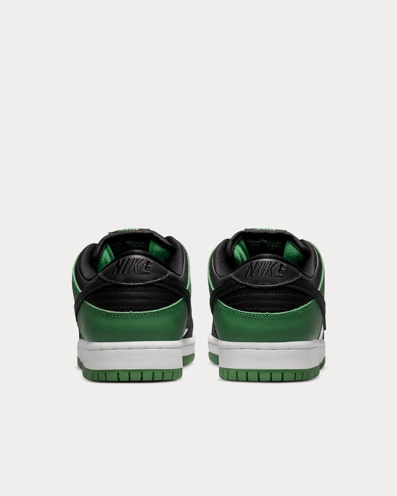 Nike SB Dunk Low Pro Classic Green / White / Black Low Top Sneakers - 4