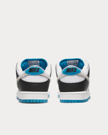 Nike Men's SB Dunk Low Pro Skate White / Black / Laser Blue