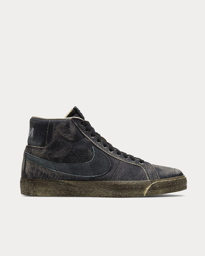 Nike SB Zoom Blazer Mid Premium Black Coconut Milk Light Dew Light