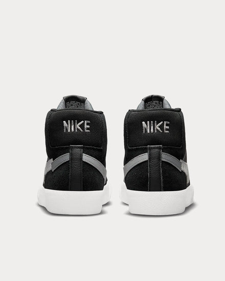 Nike SB Zoom Blazer Mid Premium Black / Wolf Grey / Cool Grey / White High Top Sneakers - 4