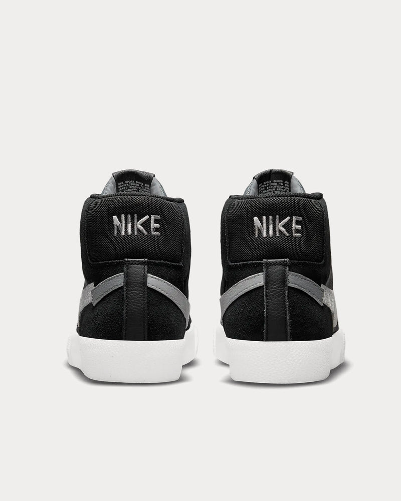 Nike SB Zoom Blazer Mid Premium Black / Wolf Grey / Cool Grey / White High Top Sneakers - 4