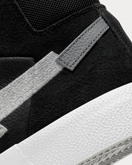 Nike SB Zoom Blazer Mid Premium Black / Wolf Grey / Cool Grey / White High Top Sneakers - 6