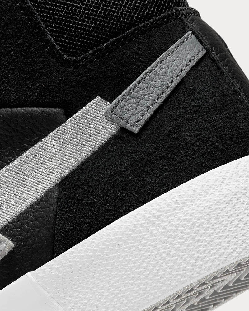 Nike SB Zoom Blazer Mid Premium Black / Wolf Grey / Cool Grey / White High Top Sneakers - 6