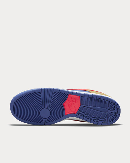 Nike Men's SB Dunk Low Pro Wheat / Red / Purple / White Low Top