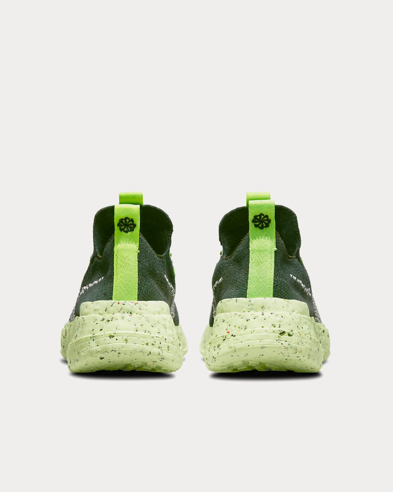 Nike Space Hippie 04 Carbon Green / Electric Green / Pro Green / White Running Shoes - 5