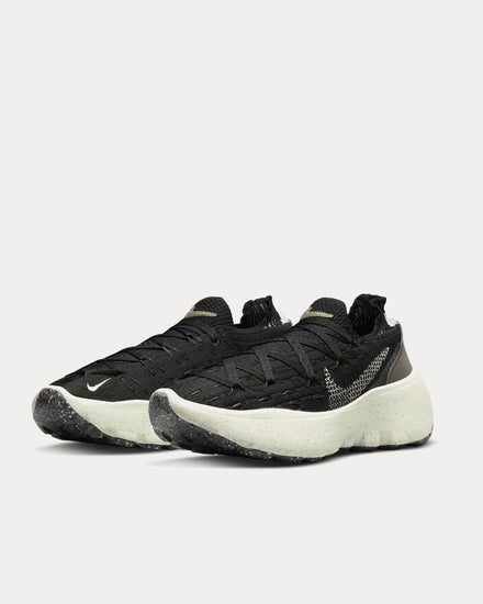 Nike Space Hippie 04 Black / Black / Dark Smoke Grey / Light Smoke Grey Low Top Sneakers - 3