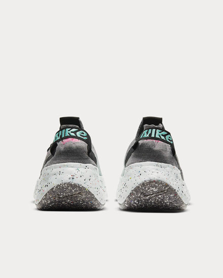 Nike Space Hippie 04 Smoke Grey, Pink Blast, Tropical Twist, Black Low Top Sneakers - 4
