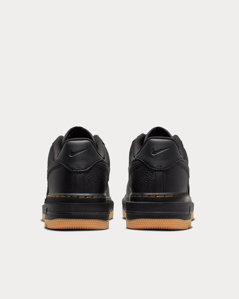 Nike Air Force 1 Luxe Black / Buck Tan / Gum Yellow Low Top Sneakers - 4