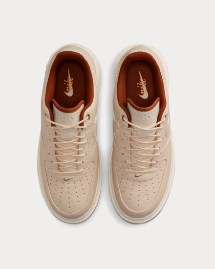 Nike Air Force 1 Luxe Pearl White / Pale Ivory / Pecan / Gum Yellow Low Top Sneakers - 2