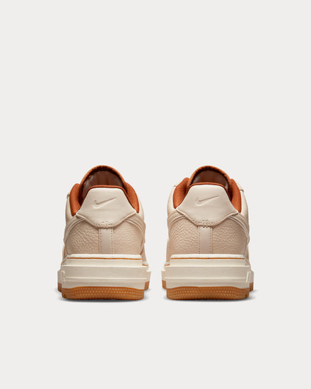 Nike Air Force 1 Luxe Pearl White / Pale Ivory / Pecan / Gum Yellow Low Top Sneakers - 4