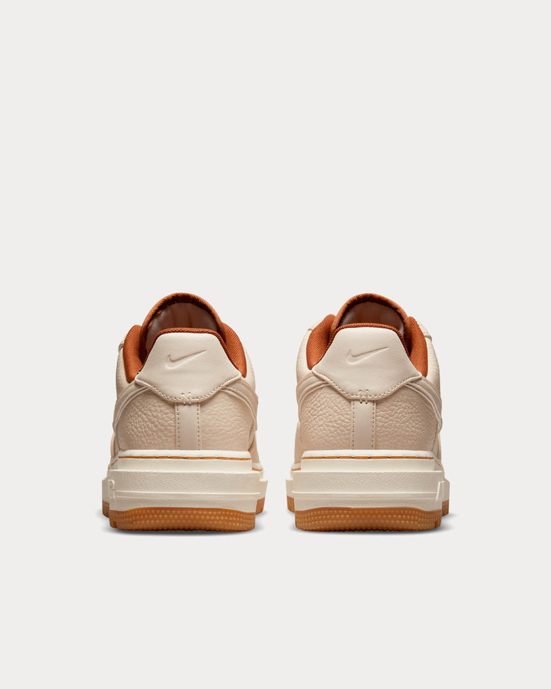 Nike Air Force 1 Luxe Pearl White / Pale Ivory / Pecan / Gum Yellow Low Top Sneakers - 4