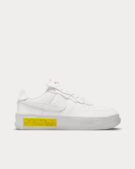 Nike Air Force 1 Fontaka White Low Top Sneakers - 1