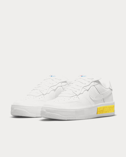 Nike Air Force 1 Fontaka White Low Top Sneakers - 3